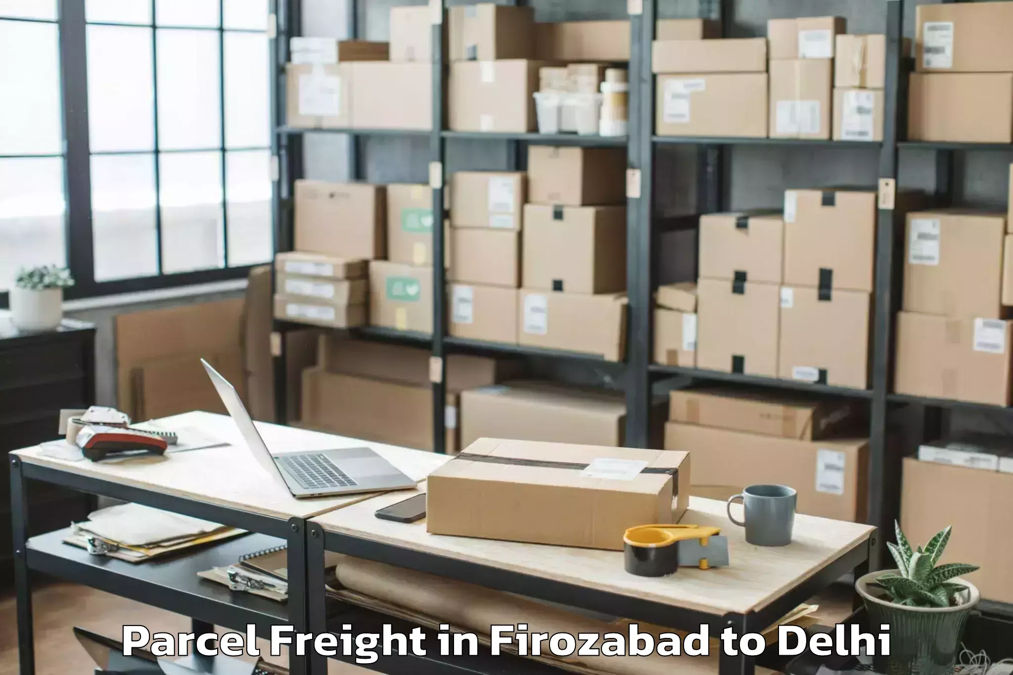 Firozabad to Chanakya Puri Parcel Freight Booking